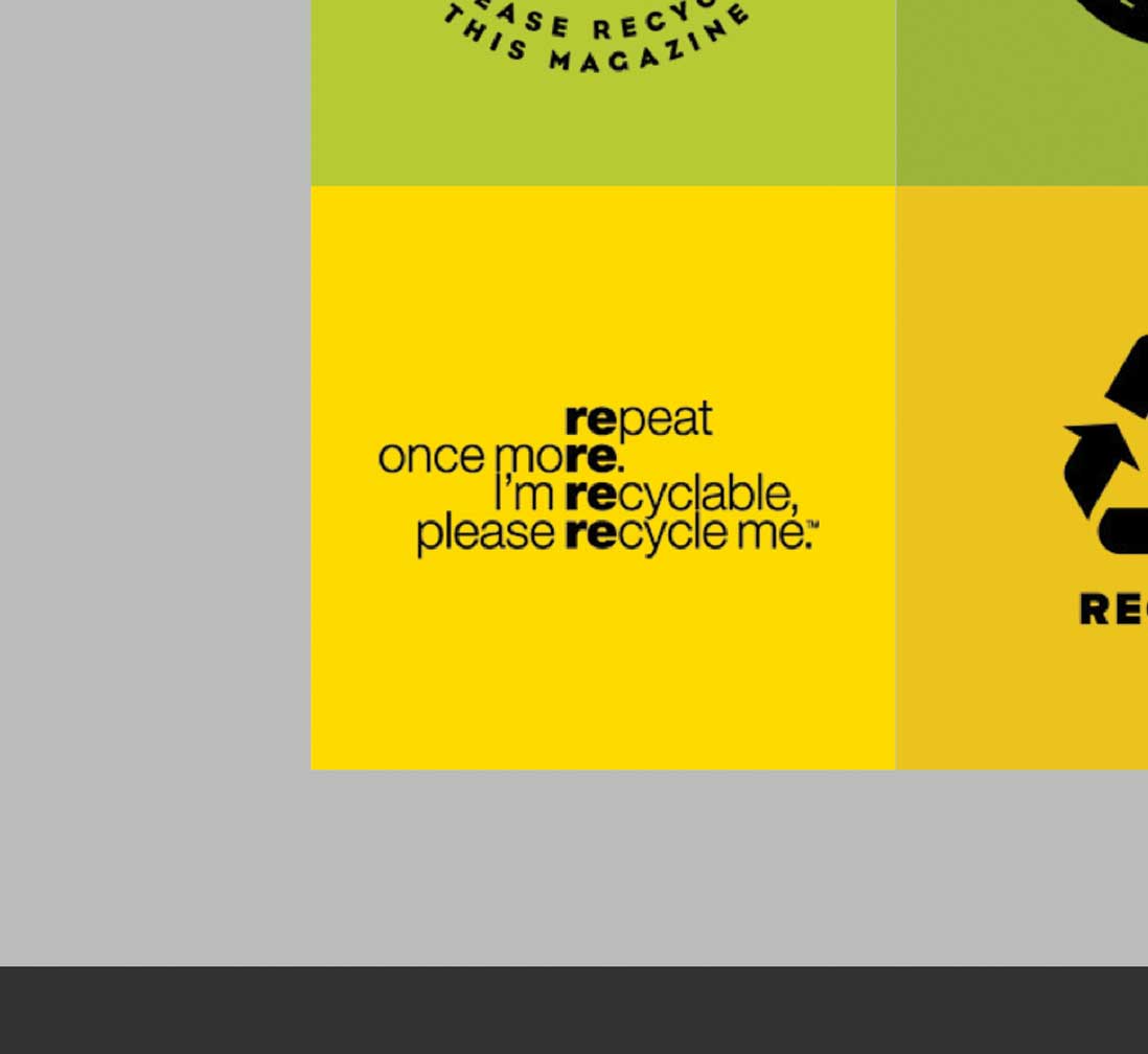 sappi-fine-paper_recycle-logo.jpg Art Direction by: Bart Crosby, Crosby Associates